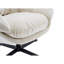 Fauteuil d'appoint pivotant rembourré-1996868924