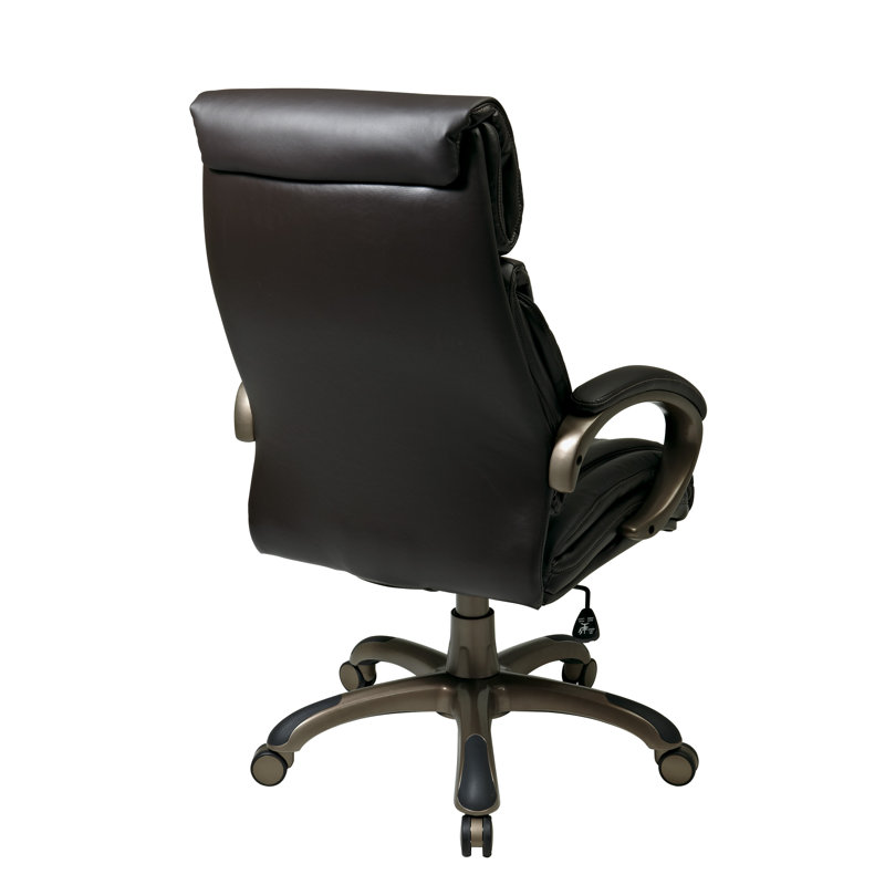 Fauteuil de direction Hathcock, Noir, Titane