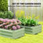 Outsunny 216L Raised Garden Bed, Light Grey-532608658