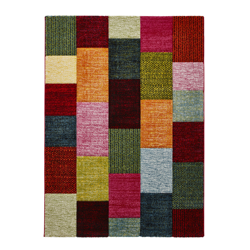 Brooklyn area rug Machine Woven Rectangle Multi coloured, Rectangle 120 x 170cm