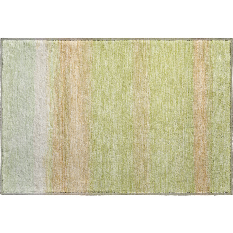 Premium Machine Washable Alijah AMF1272 Stripes Rug