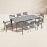 Morje 8 - Person 41.75" L Rectangular Outdoor Dining Set