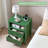 Overstreet 22" Nightstand with Charging Station, fluted set 2-Drawer Bedside Table with Open Shelf and Solid Wood Curved Legs-120830565-121084131