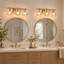 Éclairage pour meuble-lavabo à intensité variable 3 lumières l 23,6 po Elisabette