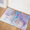 Chenille Washable Abstract Indoor / Outdoor Rug