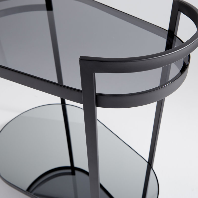 Cosmos Metal Bar Cart with Wheels