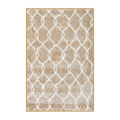 Surface beige contemporaine tapis