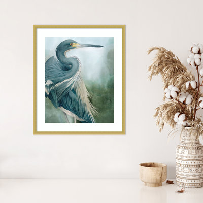 «Bayou King I» par Grace Popp, impression sur bois encadrée