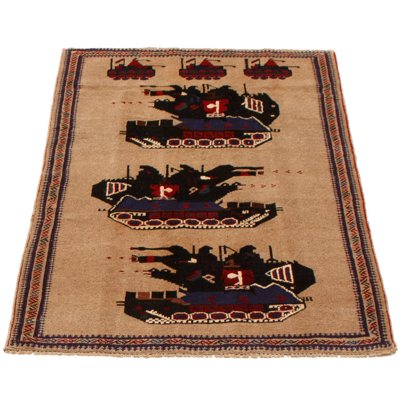 Tapis brun clair Saim 3 pi 1 po x 4 pi 8 po Saim