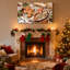 «Christmas Gingerbread Men Holiday», ensemble de 3 reproductions d'art sur toile-250187829