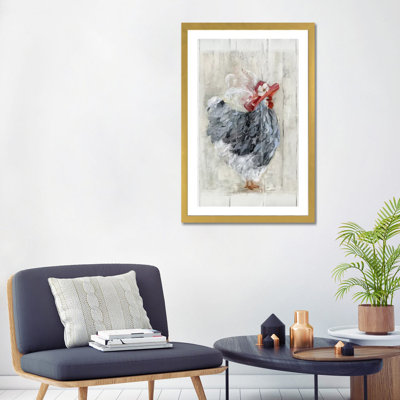 «Sunday Best Hen» par Sally Swatland - reproduction d'art