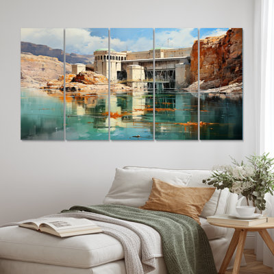 Hoover Dam Nevada Arizona I On Canvas 5 Pieces Print -  Winston Porter, C19A312BCA2243FEB3ED706C813F8FD2