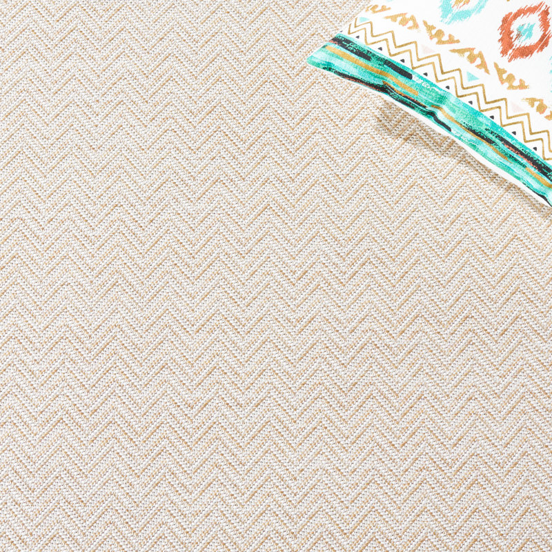 Kiawna Performance Chevron Indoor/Outdoor Area Rug, Runner 2' x 6'7"