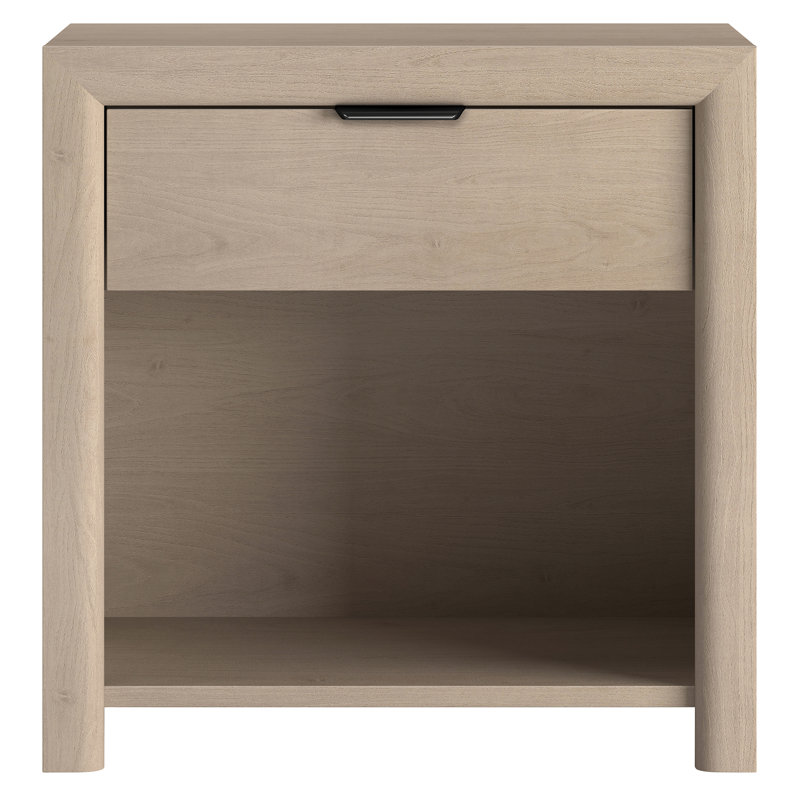Clara 24" Rectangular Nightstand, Alder White