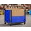 Contenant en vrac pliable avec portes, mur solide, capacité totale de 600 livres jusqu'à 4 haut pour un total de 2000 livres, bleu
