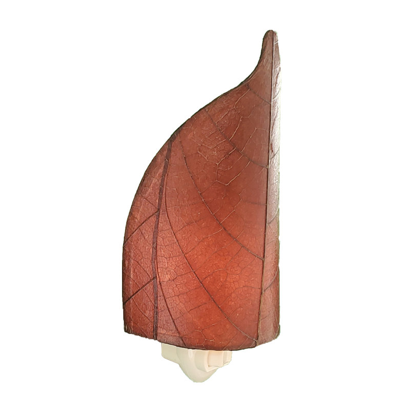 Leaf Night Light, Burgundy