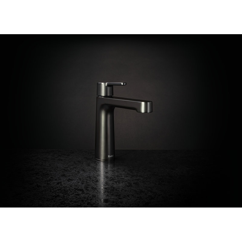 Robinet de lavabo à poignée simple Nibi, Noir