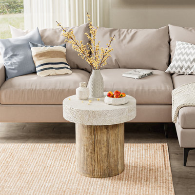 Chariese 19.7'' Outdoor Concrete Side Table