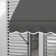 Dakota Fields 250cm W x 120cm D Polyester Cover Retractable Patio Awning,Door Canopy,Window Awning,Freestanding Awning
