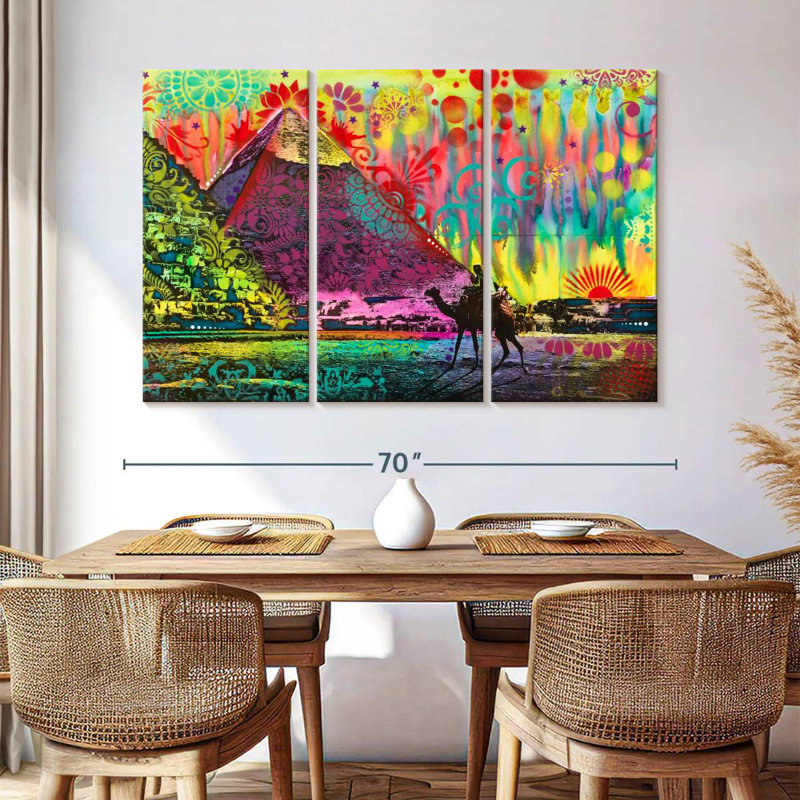 Adella Sunset At Cheops, 42" H x 65" W