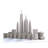 Skyline Chess 2 Player Chess Set