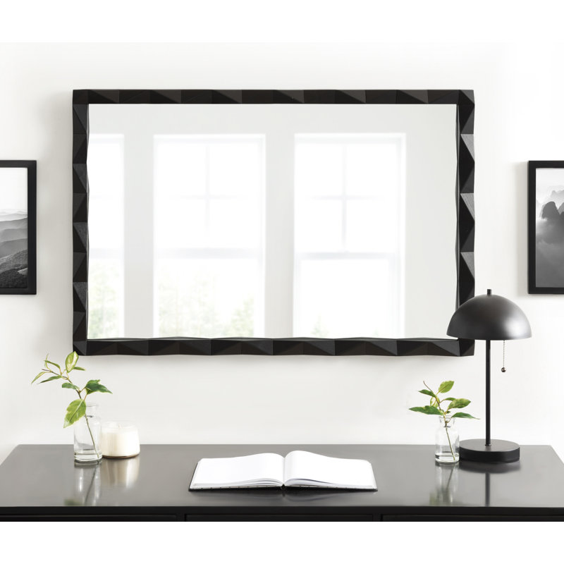 Miroir de salle de bain, Noir