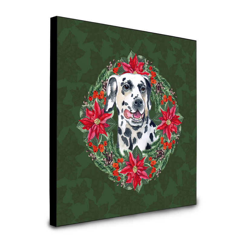 Panneau mural d’art à couronne poinsetta Fabrienne, Dalmatien