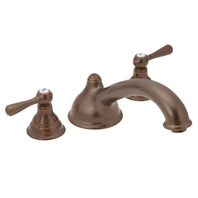Kingsley Double Handle Deck Mounted Roman Tub Faucet Trim