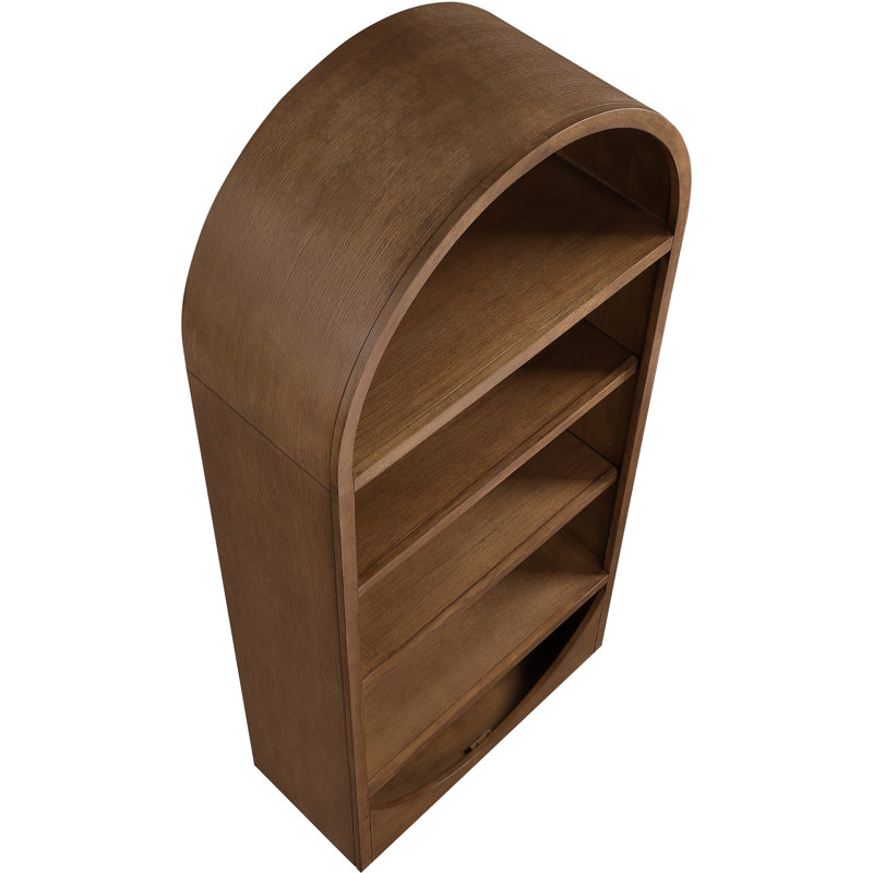 Bibliothèque en bois massif Hearth Brown, Brun