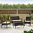 Harraj KD WICKER 4 PC CHAT SET-1618170181