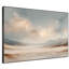 Très grande reproduction d'art sur toile - Horizon du désert neutre et doux avec des nuages chauds, décoration pour le salon ou la chambre à coucher - «Assemblage requis du cadre (cadre non fini)»-829660322