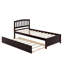 Base de lit simple avec lit gigogne en bois-747110815