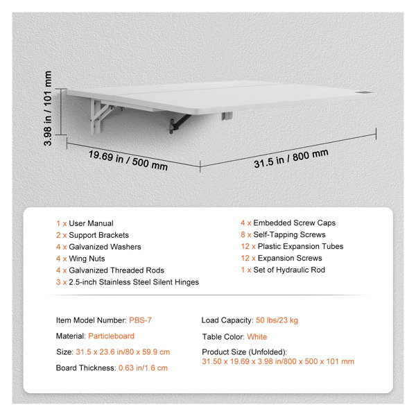 Dimensions du produit