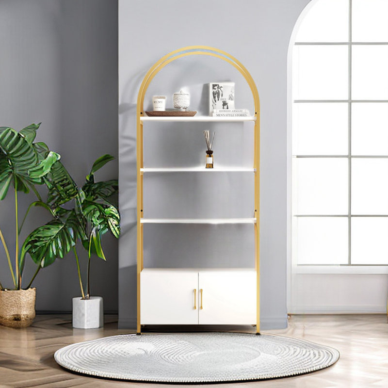 181.6cm H x 80cm W Iron Standard Bookcase