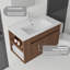Meuble-lavabo flottant avec lavabo-736289530-736289531