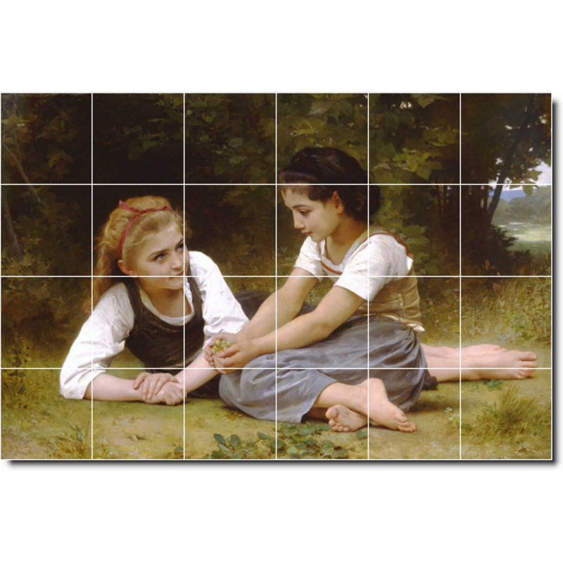 Carreau de céramique décorative 36 po x 24 po 6 po x 6 po, Enfants 878