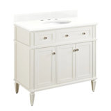 36" Elmdale Single Bathroom Vanity Set with Oval Undermount Sink