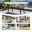 Patio Coffee Table, Outdoor Modern Rectangle Coffee Table-553363976