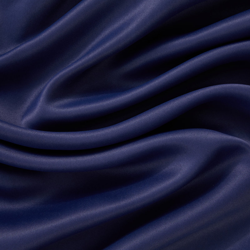 Gerlach Polyester Blackout Thermal Grommet Curtain Pair, 52" W x 96" L, Navy Blue