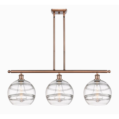 Luminaire suspendu pour îlot de cuisine à 3 lumières Chartoff
