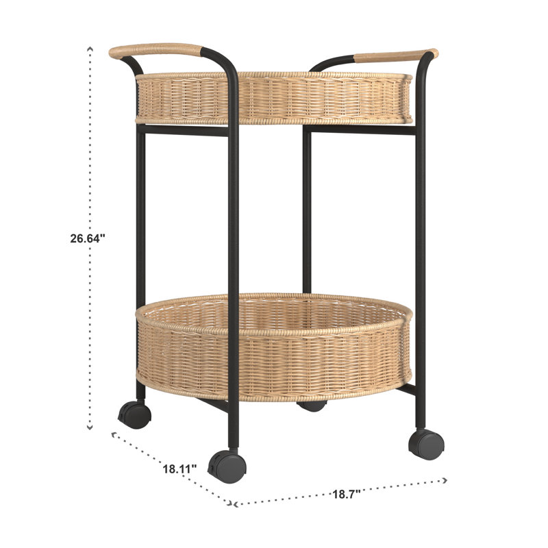 Daniella Metal Bar Cart