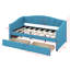 Lit de jour simple en coin avec 2 tiroirs-3640975