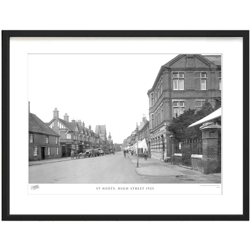 March, Market Place C1955 by Francis Frith - Single Picture Frame Print, 60cm H x 80cm W x 2.3cm D