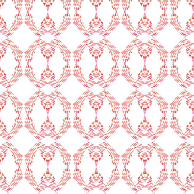 Rouleau de papier peint mat beverly link premium, Corail, Auto-adhésif