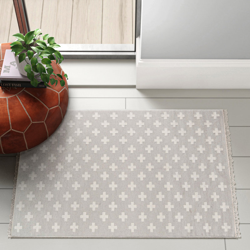 Topanga Wool Geometric Indoor Rug, Rectangle 5' x 7'6"