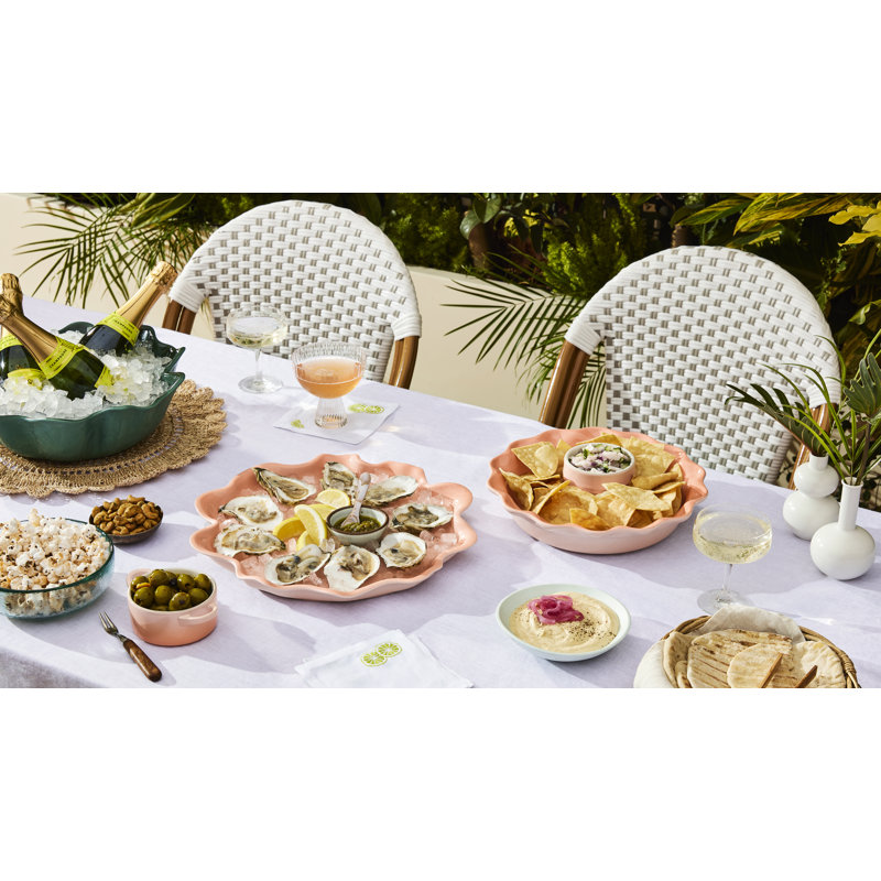 Iris Platter, Cream