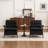 Mid Century Upholstered Arm Accent Chair with Solid Wood Legs-1890899081