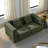 60Inch Oversized 2 Seater Sectional Sofa, Living Room Comfort Fabric Sectional Sofa-Deep Seating Sectional Sofa, Soft Sitting With 2 Pillows For Living Room, Bedroom, Office-957454737-957454743