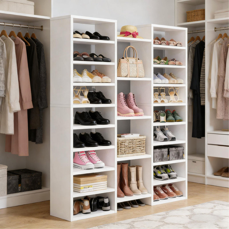 Rangement, range-chaussures, range-chaussures, présentoirs autoportants