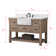 Curiel 48'' Single Bathroom Vanity with Engineered Stone Top